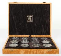 World Fisheries Conference 1983-1984 twelve coin silver set