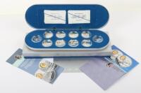 Aviation Coin Series silver ten coin set