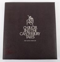 Chaucer and the Canterbury Tales silver proof set