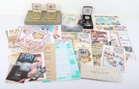 Commemorative coin and stamp packs