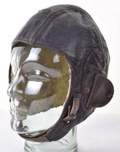 WW2 German Luftwaffe K-33 Leather Flying Helmet