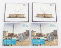 Two Trafalgar Square 2016 £100 silver coins