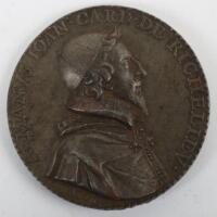 France, Cardinal Richelieu (1585-1642), bronze medal, 1631