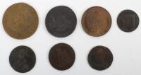 Various tokens including Salve token ‘Am I Not A Man & A Brother’