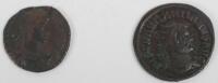 A Constantine II Follis and a Maximian follis