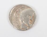 Roman Republic, L. Titurtius L.f Sabinus denarius, Rome 89BC