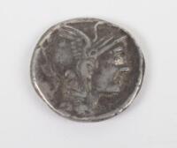 Roman Republic, Appius Claudius Pulcher denarius, 111BC