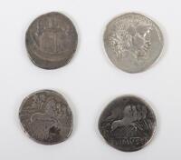 Four Roman Republic denarius