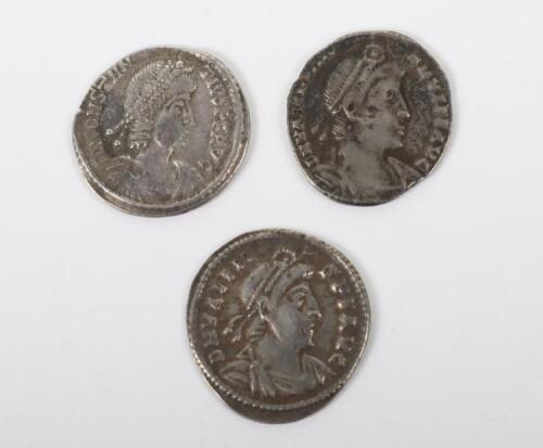 Three Roman Siliqua