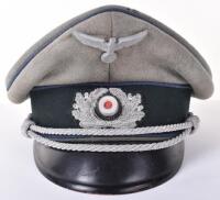 WW2 German Army Medical Officers Peaked Cap
