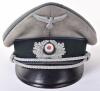 WW2 German Army Medical Officers Peaked Cap