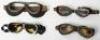 A group of aviation goggles, including gogglette goggles in box - 3