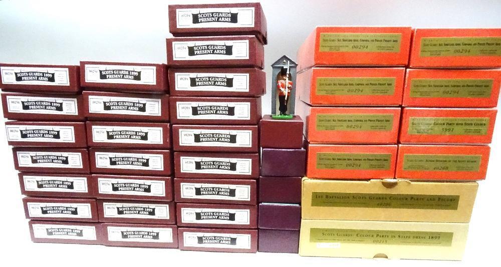 Présentoir BRITAINS Métal - Château D'Édimbourg GRANTS - Lot De 9 Figurines - Complet - Occasion
