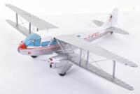 Hardwood Painted De Havilland Aeroplane Model