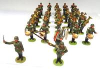 Elastolin 70mm plastic German Army Military Band at the halt