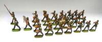 Elastolin 70mm plastic German Army Military Band marching