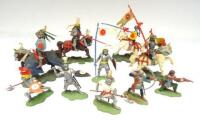 Britains plastic Swoppet Knights