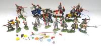 Britains plastic Swoppet Knights