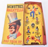 Scarce Chad Valley Minstrell Bagatelle Game
