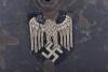 Rare M-18 German Army Transitional Cavalry / Telegraphists Ear Cut Out Helmet - 6