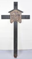 Rare WW1 German Bavarian Pioneer Regiment Grave Marker