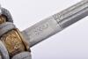 Third Reich Kriegsmarine Officers Dress Dagger by WKC - 11