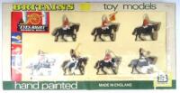 Britains plastic Eyes Right set 7835, Sovereign's Standard and Escort