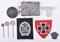 Small Grouping of Third Reich Insignia and Pins
