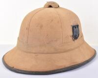 WW2 German Afrika Korps Pith / Sun Helmet