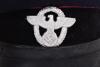 Third Reich Fire Police Officials Peaked Cap - 2