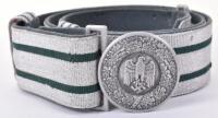 WW2 German Army Officers Parade Brocade Belt and Buckle