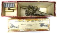 Britains set 2107, 18inch Howitzer on tractor wheels