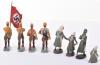 Grouping of WW2 German Elastolin and Lineol Toy Soldiers - 2