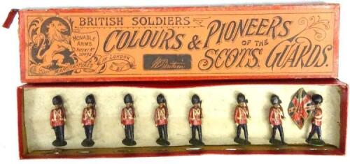 Britains set 82, Colours and Pioneers of the Scots Guards