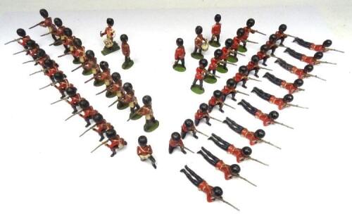 Britains Foot Guards firing, FIRST VERSIONS