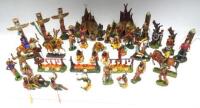 David Hawkins Collection Elastolin 70mm scale North American Indian Camp