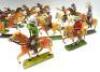 David Hawkins Collection Elastolin 70mm scale Mounted Cowboys and Indians - 2