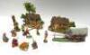 David Hawkins Collection Elastolin 70mm scale 6960 semi-flat Log Cabin - 2