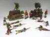David Hawkins Collection Elastolin 70mm scale 6960 semi-flat Log Cabins - 4