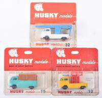 Three Carded Husky Volkswagen Pick Up Models