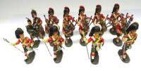 David Hawkins Collection Elastolin 70mm scale Highlander Musicians