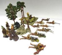 David Hawkins Collection Elastolin 70mm scale British WWI Machine Gun Teams