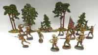 David Hawkins Collection Elastolin 70mm scale British in WWI in action