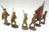 David Hawkins Collection Elastolin 70mm scale British in WWI in action - 6
