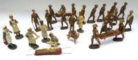 David Hawkins Collection Elastolin 70mm scale British WWI Medical Personnel