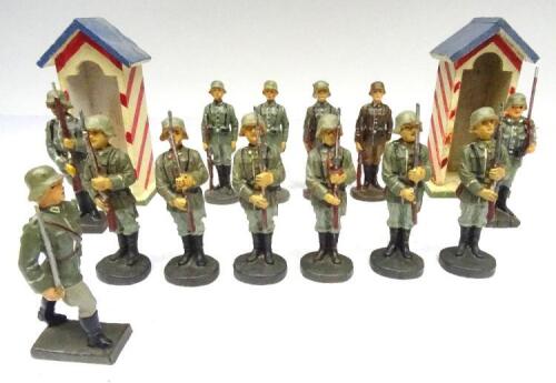 David Hawkins Collection Elastolin 70mm scale German Army at Present