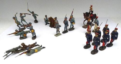 David Hawkins Collection Elastolin 70mm scale WWI French Troops