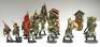 David Hawkins Collection Elastolin 70mm scale German Army marching - 2
