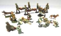 David Hawkins Collection Elastolin 70mm scale WWI German Army Medical Personnel