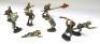 David Hawkins Collection Elastolin 70mm scale WWI German Army Infantry in Action - 2